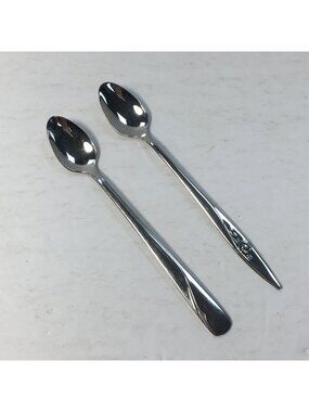 Oneida Oceanic Lasting Rose Floral Set Tea Spoons Flatware